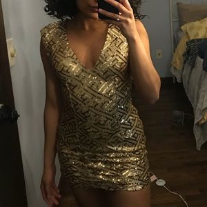 Golden girl dress